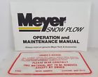 1297-20m Meyer Snow Plow Manual Operation Maintenance Tm Tmp St Stp