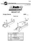 7178 Fisher Snow Plow Mount For Dodge Dakota Check Description Fitment