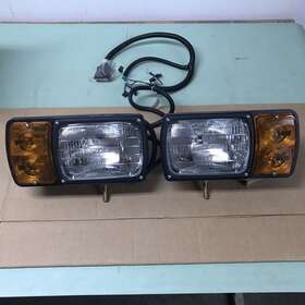 725561 Aem 725522/lh 725523/rh Set Lh/rh Western Unimount Snowplow Lamps With 9 Pin Harness Kit #