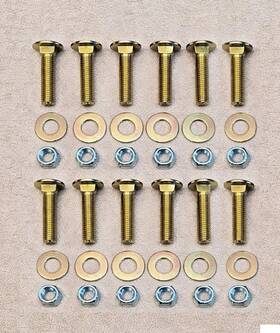 Aftermarket 63986 29351 91337 Western Fisher Snow Plow Cutting Edge 12 Bolt Kit 5/8-11 X 2-1/2