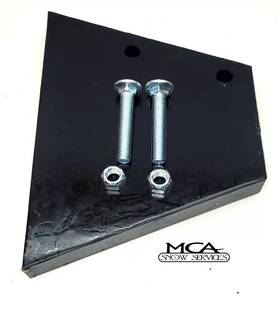 47919 Aftermarket 67919 Western Snow Plow Blade Wing Extension Pro Plus 1 Cutting Edge And Bolts