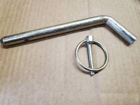 Am93033 Aftermarket Am Western Unimount Stand Pin With 3/16 Inch Lynch 93033 93042 Snow Plow 1/2 X5.5