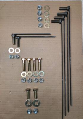 Aftermarket Fisher 21319 21314 21316 7150 Snow Plow Mount Bolt Kit 1997-2004 Ford F150 F250 Expedition