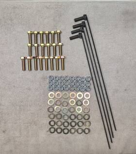 7173-64560 Aftermarket Fisher 7173 Snow Plow Mount Bolt Kit 64560 Late 2004 Ford F250 350 Superduty