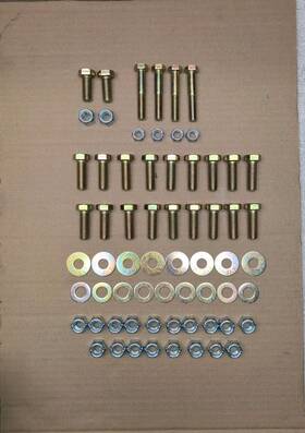 7183-1 Aftermarket Fisher 68176 Snow Plow Mount Bolt Kit 2008-2016 Ford Superduty F250 F350