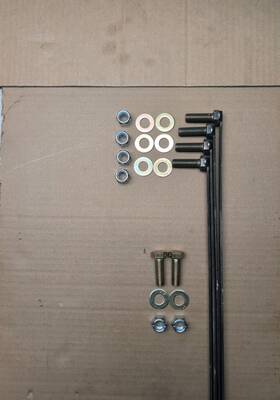 7188-40855 Aftermarket Fisher 7188 Snow Plow Mount Bolt Kit Minute 2 Ii 40855 2009-2014 Ford F150