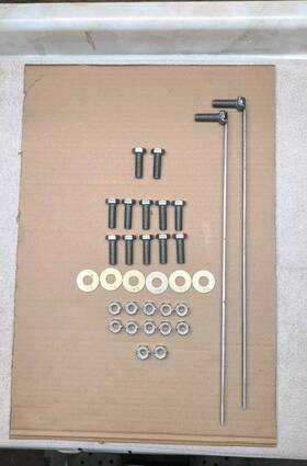 7189-40958 Aftermarket Fisher 7189 Snow Plow Mount Bolt Kit 40958 Minute 2 For 2009-2018 Dodge Ram 1500
