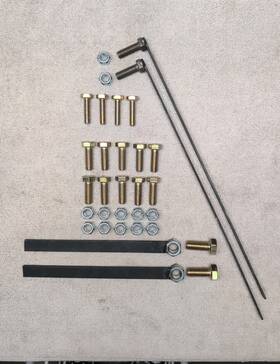7197-1 Aftermarket Fisher 43460 Snow Plow Mount Bolt Kit 2010-2018 Dodge Ram 2500 3500