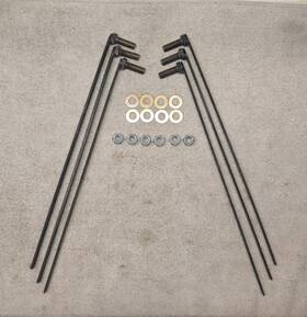 77101-41904 Aftermarket Fisher 77101 Snow Plow Mount Bolt Kit 41904 Minute 2 Ii 2015-2020 Ford F150