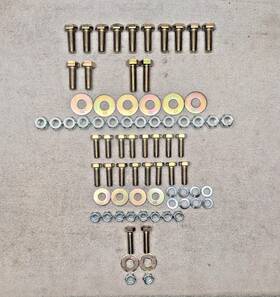 61820 Aftermarket For Western 61826 61652 61653 Unimount Mount Bolt Kit 1992-1998 Ford F250 F350 1925