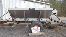Psv-8e Air-flo Stainless Steel Truck Mounted Salt Spreader Like New Condition