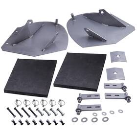 1mhy6w Bfo Grey Heavy Duty Snow Plow Pro-wing Blade Extenders Extensions For Pw22