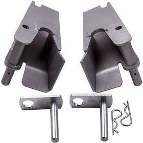 Dw80vo Bfo Pair Snow Plow Mounting Pocket Receiver Passenger Driver Fit Mount 67858