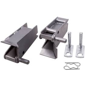 Frnu31 Bfo Snowplow Receiver Set For Western 67859 42496 Passenger Drive Side