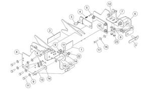 B35045 Blizzard Plows 2000-06 Toyota Tundra Sr5 Limited Power Hitch 680lt 720lt