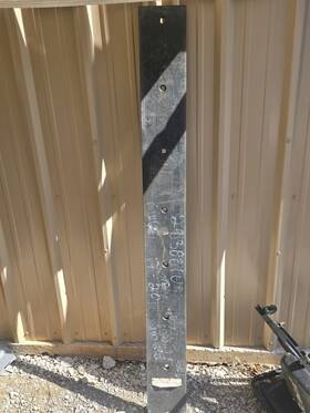 6718008 Bobcat New Bolt-on Double Bevel Cutting Edge 80 Inches No Bolts Incude