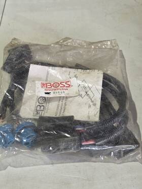 Msc09809 Boss Genuine Oem Plow 13-pin Headlamp Adapter Harness 2003-2010 Chevy Gmc 4500 5500