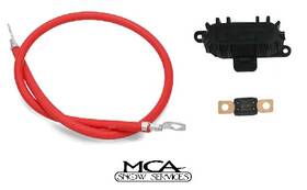 Hyd12814 Boss Vbx Spreader Truck Side Power Wire Fuse And Holder