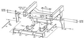 Lta05435 Boss Snow Plow Mount Dodge 1500