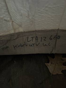 Lta12660 Boss Snow Plow Undercarriage For A 2008 And Newer Kubota Rtv X1100