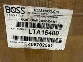 Lta15400 Boss Snowplow Mount #lta15400 Uc/rt3 Ram 2500/3500 19