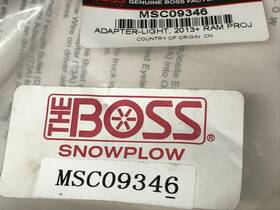 Msc09346 Boss Light Adapter Harness Dodge Ram 2013