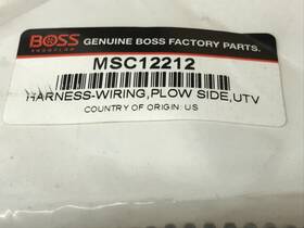 Msc12212 Boss Utv Plow Side Control Harness