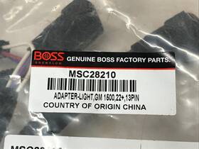 Msc28210 Boss Light Adapter Plow Headlight Kit Chevy/gmc 1500