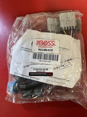 Msc06428 Boss Plow New Head Light Adapters Used On International 4300 And Others