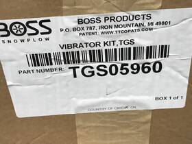 Tgs05960 Boss Tgs Spreader Vibrator Kit