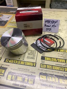 498584 Briggs & Stratton And Std. Piston Kit Oem Pt.#498584 16-18 Opposed Twin