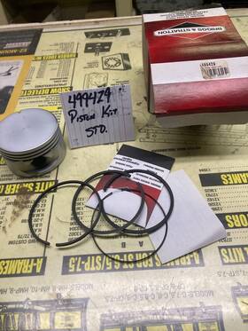 499429 Briggs & Stratton And Std. Piston Kit Oem Pt.#499429