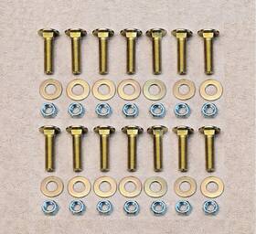 16120114 Buyers Snowdogg Cutting Edge Bolt Kit 14 Bolts 1/2-13 X 2 And Lock Nuts