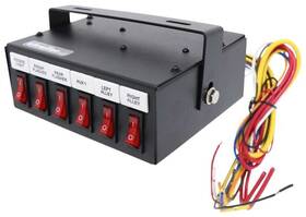 6391106 Buyers Snowplow Illuminated Rocker Switch Box - 6 Function On/off 6391106 Buyers Snowplow Illuminated Rocker Switch Box - 6 Function On/off