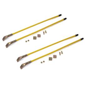 1003710002 Buyers Products Pack Of 2 26 Inch Yellow Plow Blade Guides For Meyer Diamond Edge