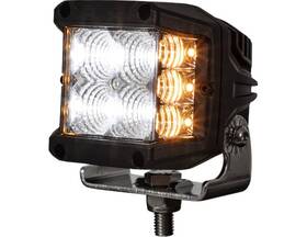 1492232 Buyers Products 1492133 4 Inch Wide Led Flood Light With Strobe - Square Lens
