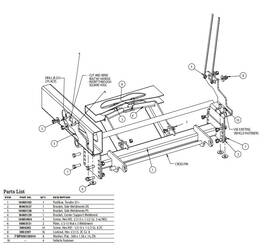 16065100 Buyers Products Hd/ex Mount Kit Toyota Tundra 2007-2020