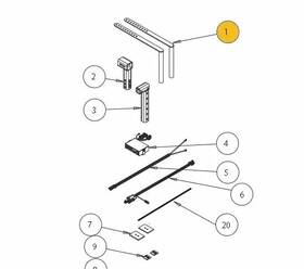 3009906 Buyers Products Saltdogg Part # Assembly Stake Pocket Straps Tgs06