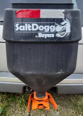 3013283 Buyers Products Saltdogg Tgsuvproa 4.4 Cubic Foot Tailgate Salt Spreader Frame And Hopper