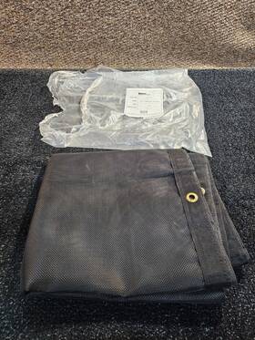 3014677 Buyers Products 5-1/3 X 9-1/2 Foot Heavy Duty Black Mesh Replacement Tarp