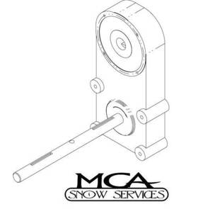 3061571 Buyers Products Saltdogg Chain / Auger Gearbox 15 Inch Shaft Pro Series Spreader