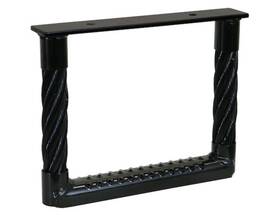 5230912 Buyers Products Black Powder Coated Cable Type Truck Step - 9 X 12 1.38in