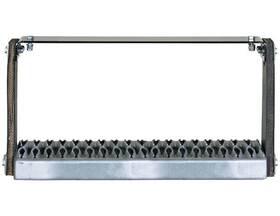 5231130 Buyers Products Flexible Rubber Step With Galvanized Steel Diamond Tread 30x11in
