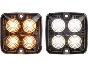 8892140 Buyers Products Ultra Thin Square 2 Inch Led Strobe Light - Amber