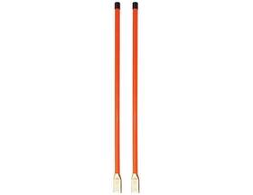 1308105 Buyers Products Company 3/4 X 28 Inch Orange Bolt-on Bumper Marker Sight Rods