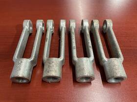Buyers Products Company B27087b Lot Of 4 Adjustable Yoke End 5/8-18 Nf Thread 1/2 Inch Diameter Hole