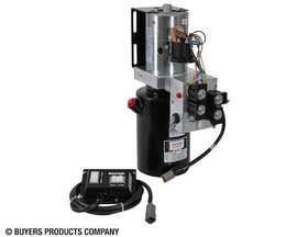 Pu3593lrv Buyers Products Electric 4-way/3-way Valve Vertical Mount Plow Power Unit - 1 G