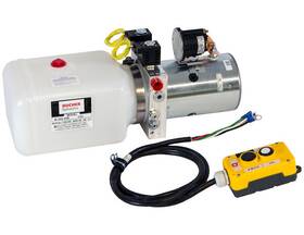 Pu642lra Buyers Products 4-way Dc Power Unit-elect Controls Horizontal 1.5 Gal Poly Res