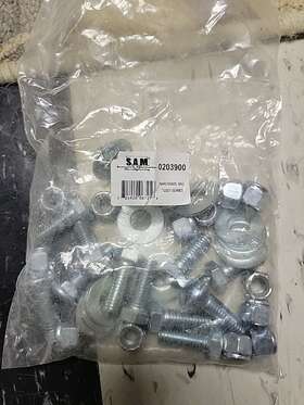0203900 Buyers/sam Or Maxim Snow Plow Cutting Edge Bolts Meyer Fisher Western S.a.m