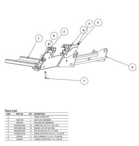16067400 Buyers Snowdogg - Mut/vut Series Mount For Mahrinda Mpact 2008
